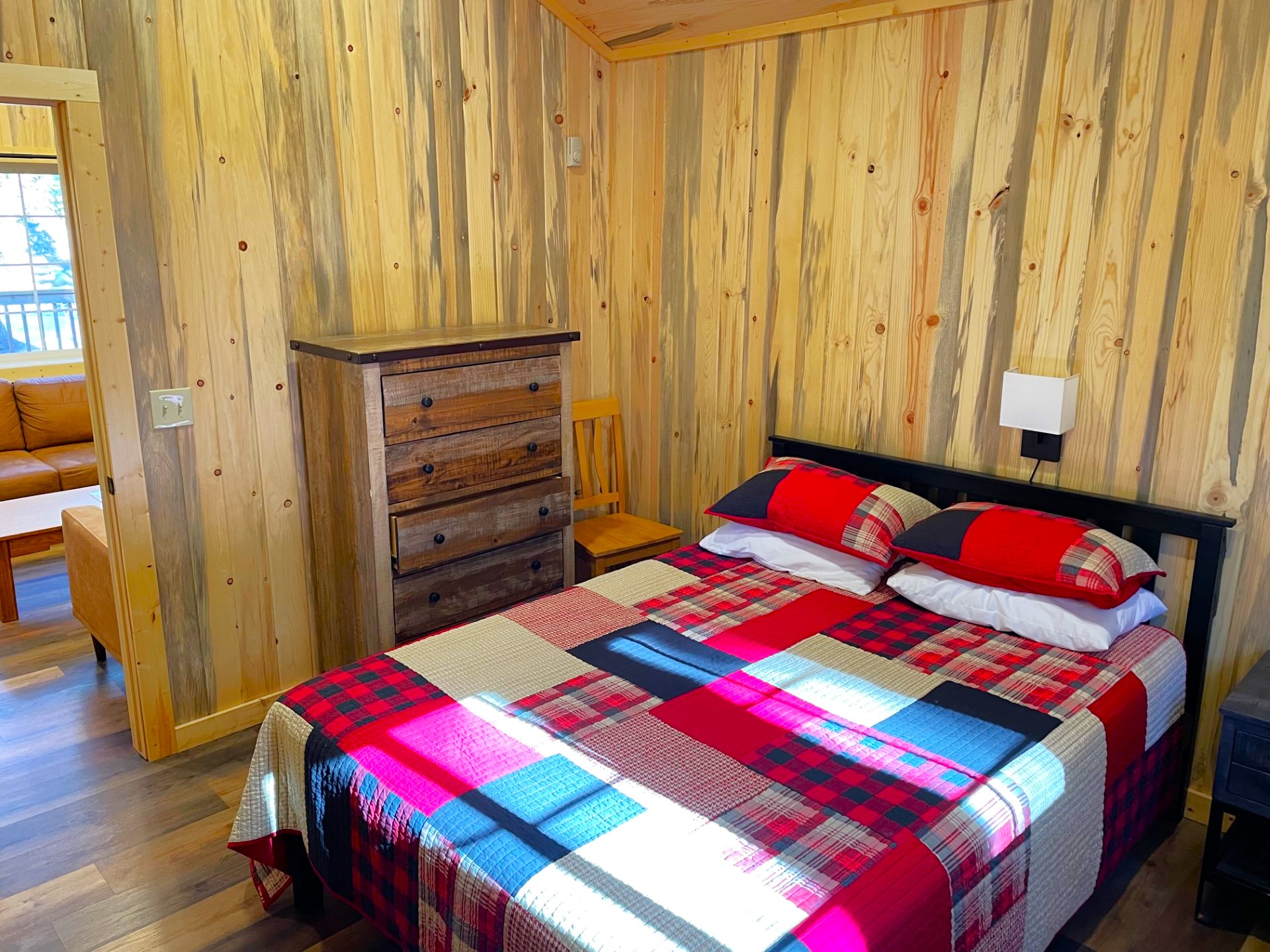 Cabin 13 Bedroom Sleeping Area