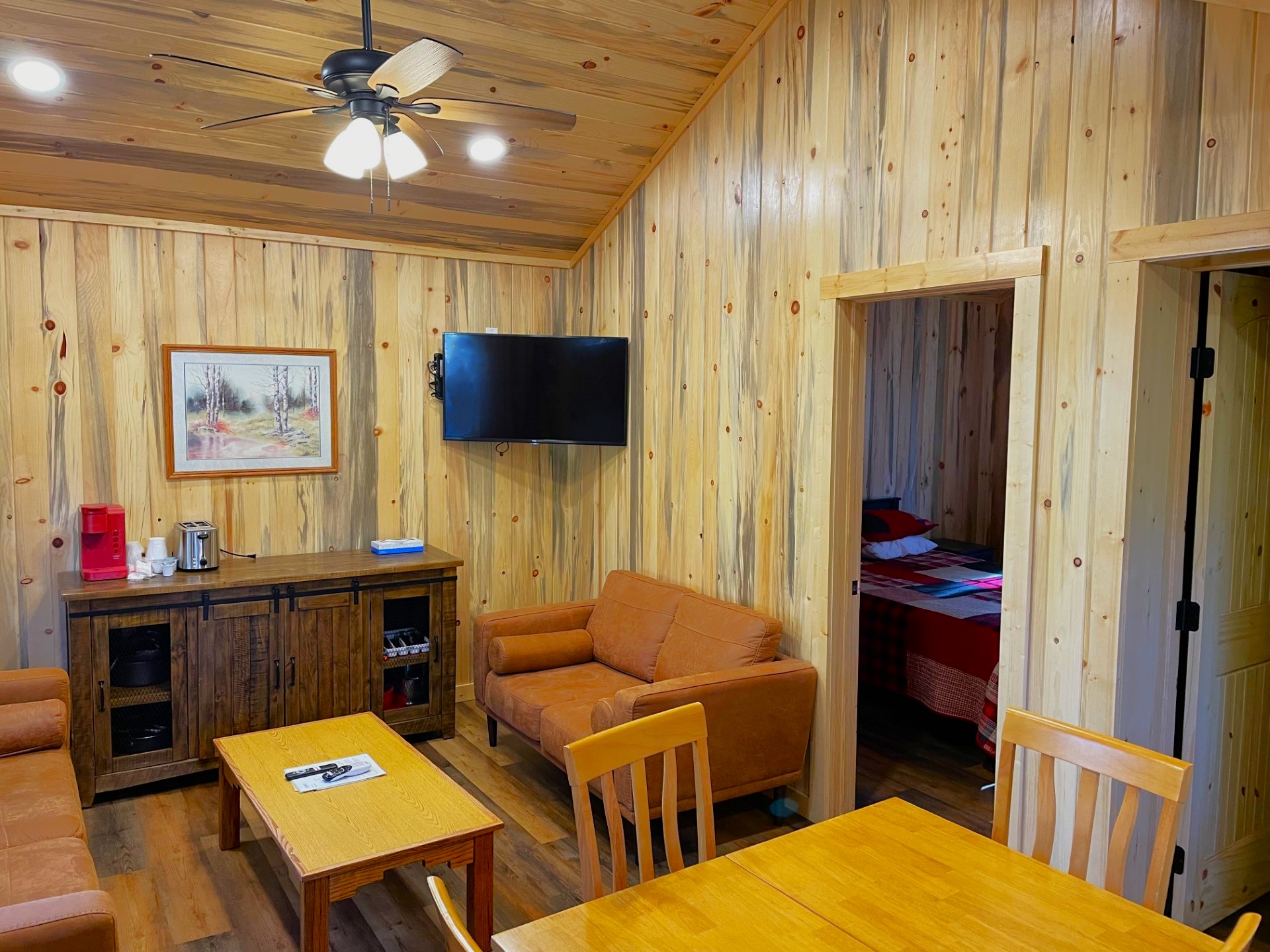 Cabin 13 Kitchen Dining Stove