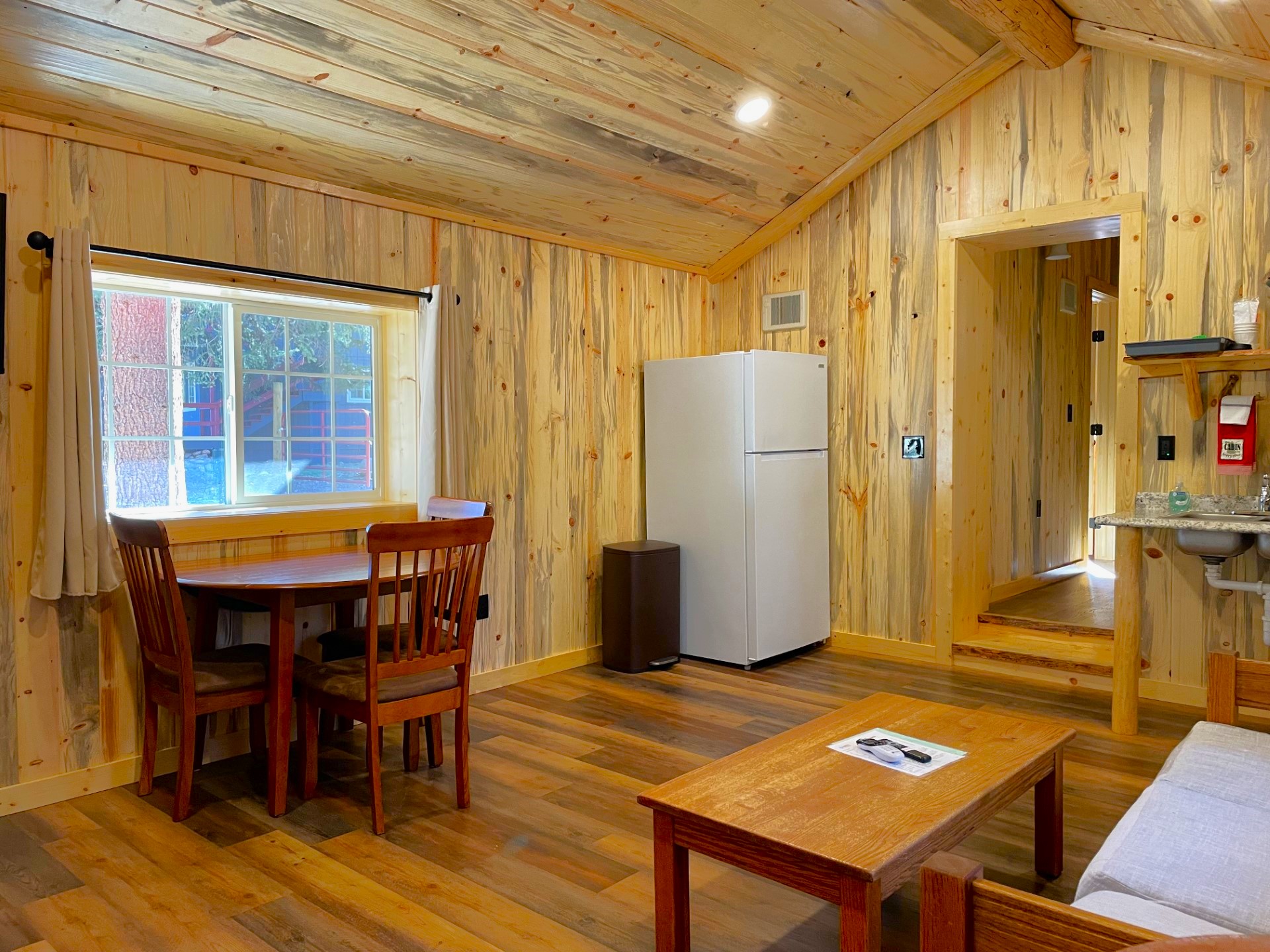 Cabin 14 Interior Living Kitchen