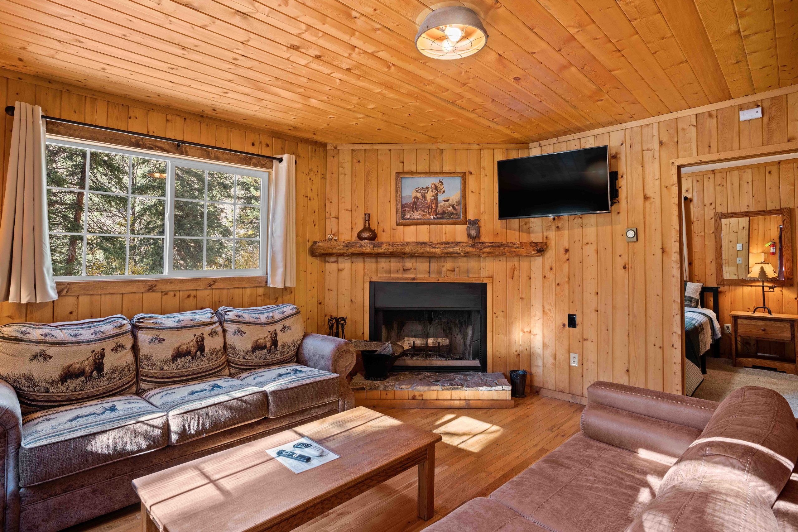 Cabin 17 Kitchen Dining Stove