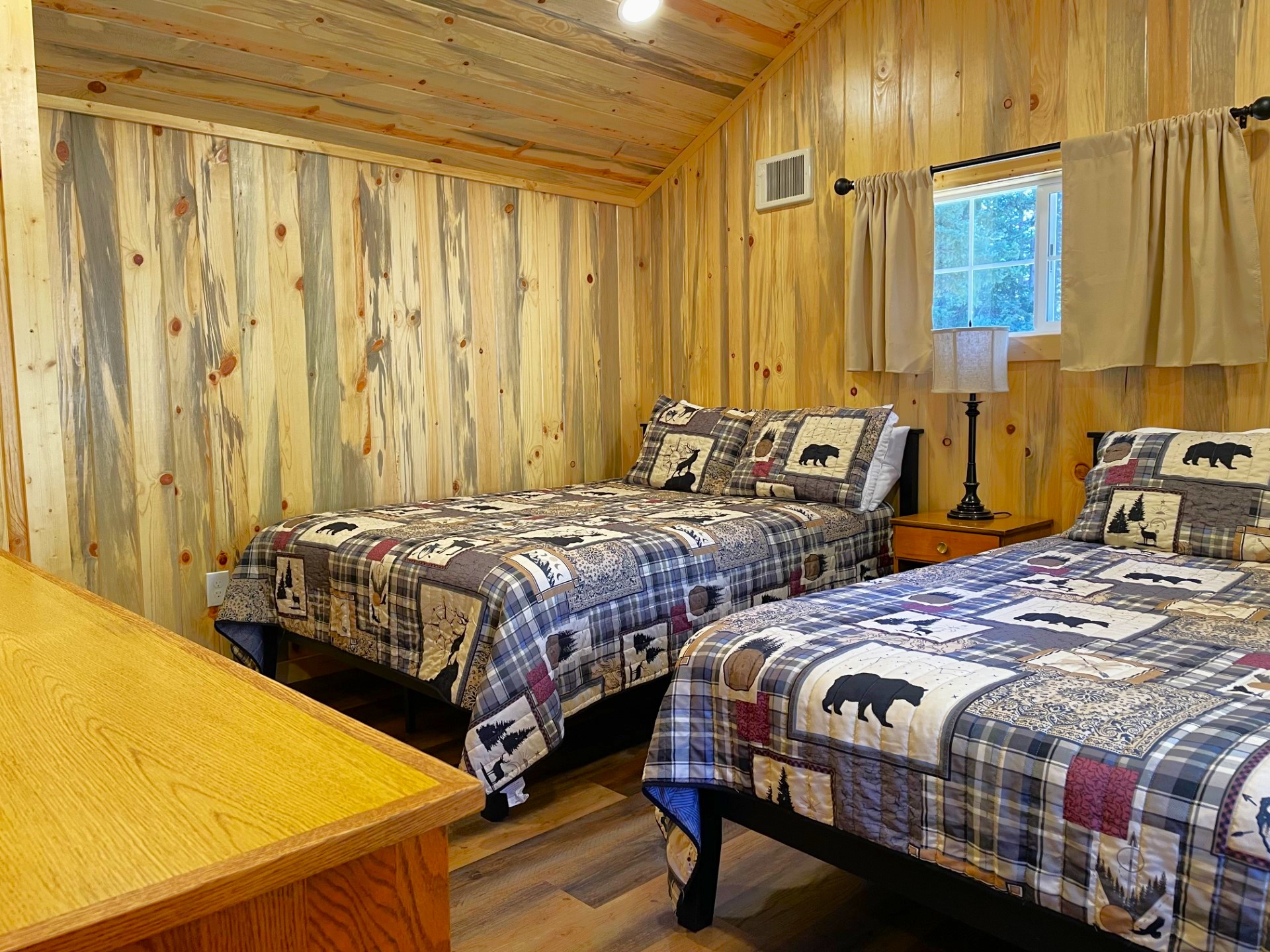 Cabin 18 Bedroom Sleeping Area