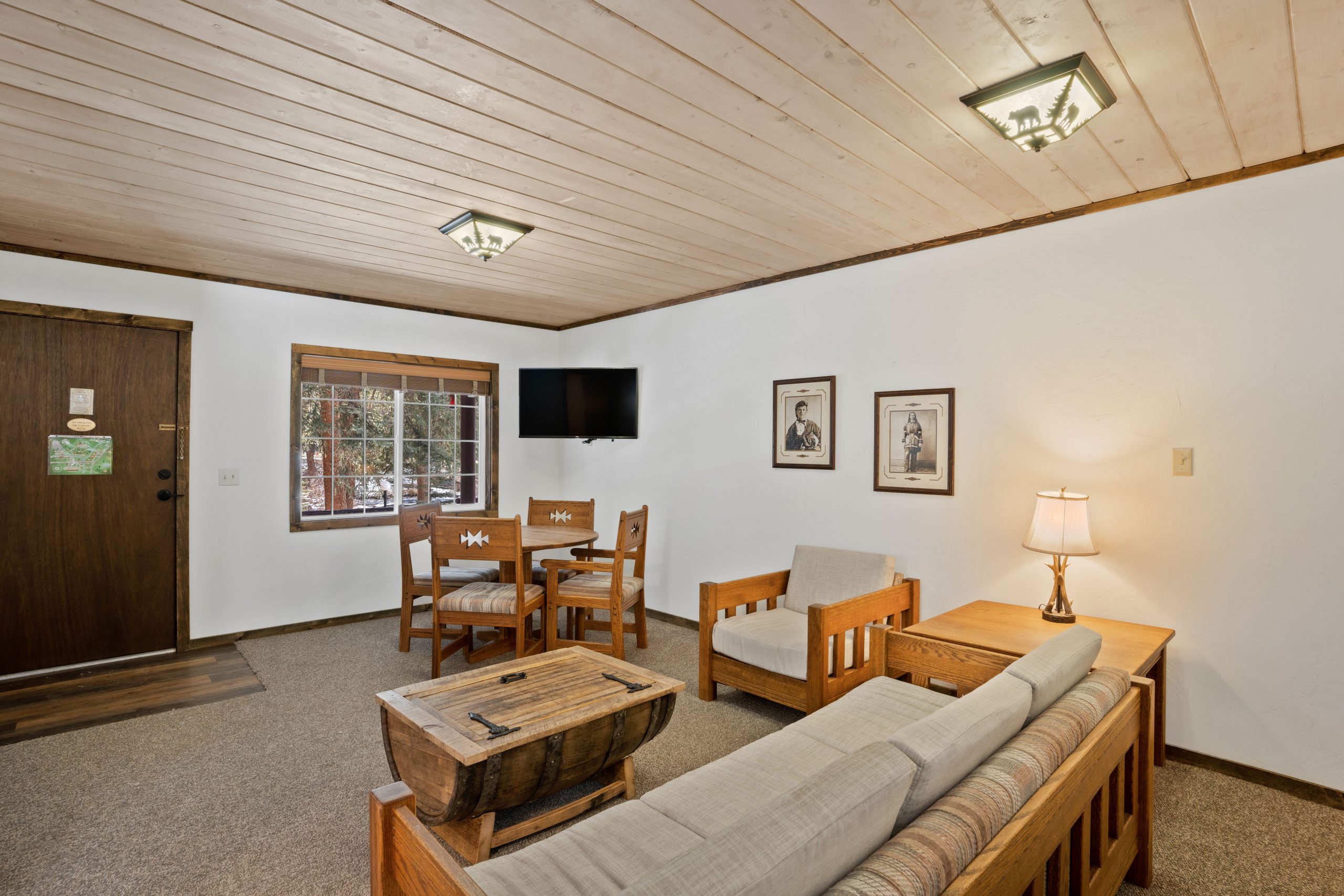 Cabin 28 Bedroom Sleeping Area