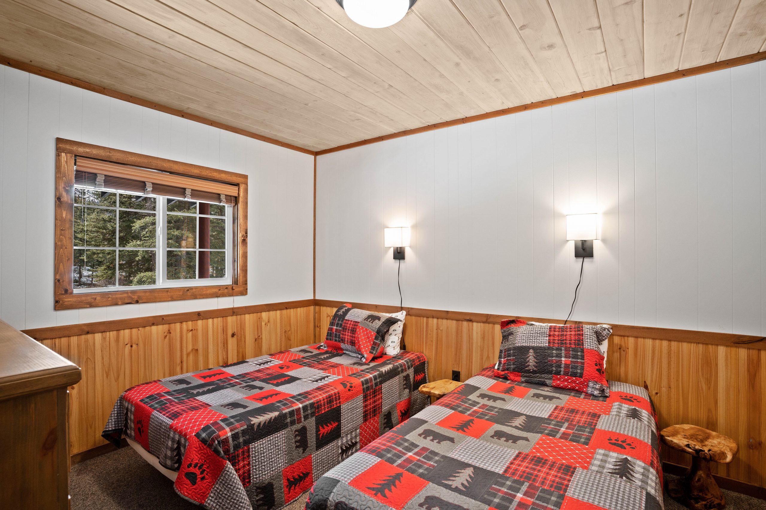 Cabin 29 Bedroom Sleeping Area