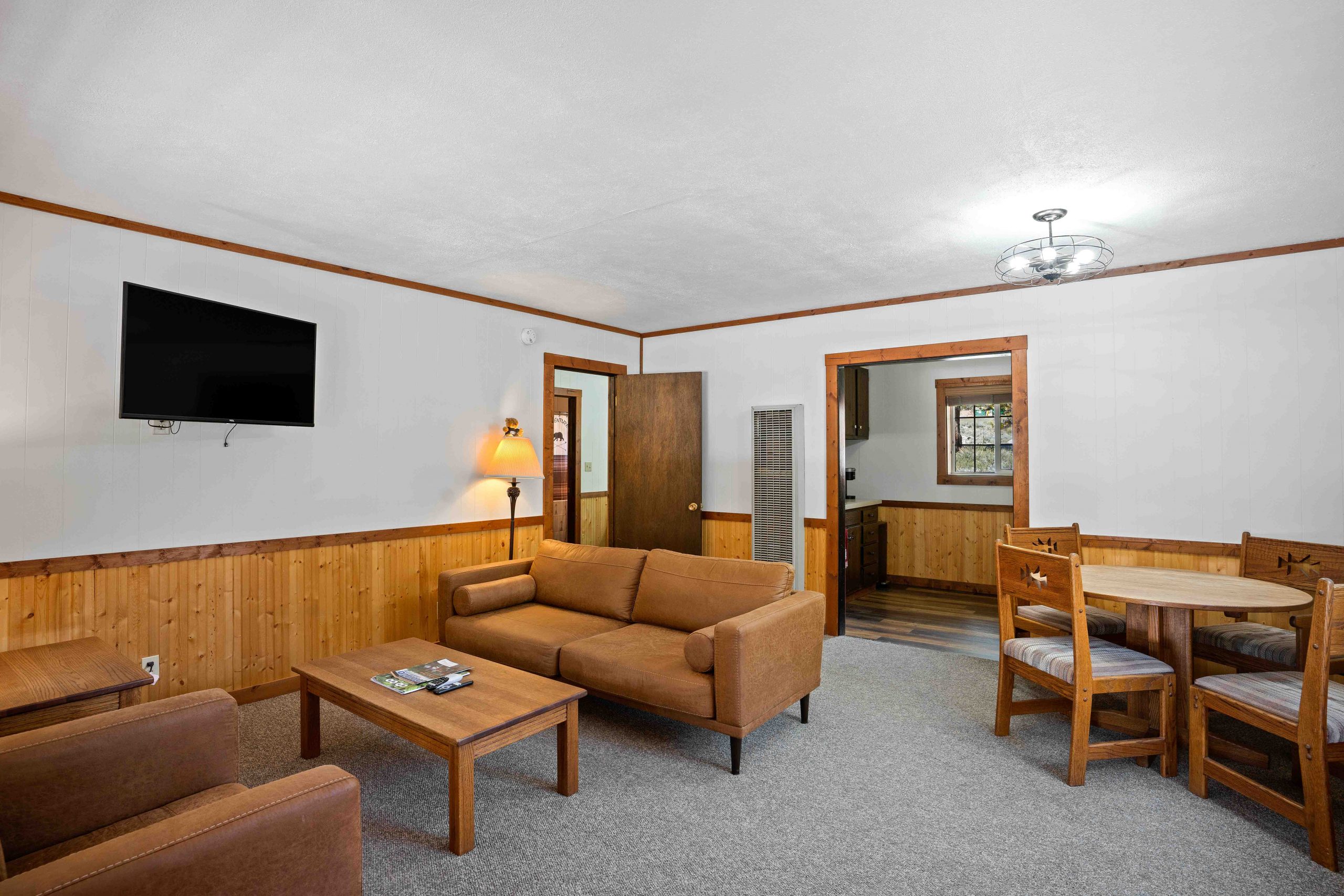 Cabin 31 Interior Living Kitchen