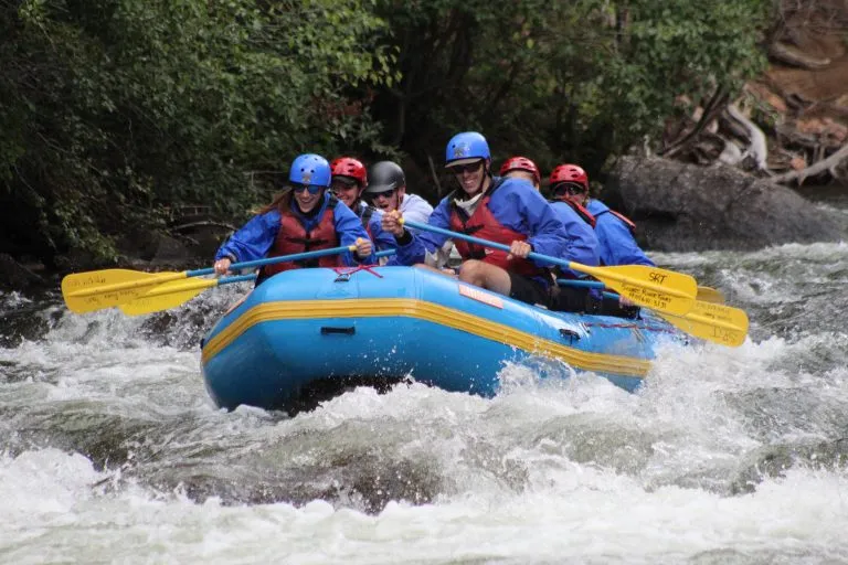 Taylor River whitewater rafting rapids