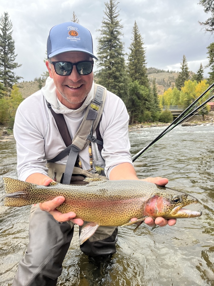 Anglers at Harmels on the Taylor